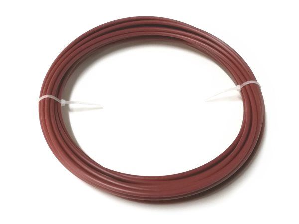Plastique fil a souder PE-HD 4mm Ronde Rouge oxyde (RAL3009) 10 Mètres HDPE | az-reptec